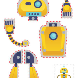 Hareketli Robot Maketi 5